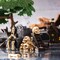 19pcs Halloween Mini Figurines - Creative Miniature Skull Heads(A)